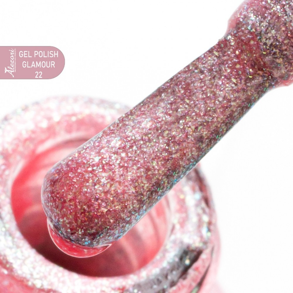 Alezori Ημιμόνιμο Βερνίκι Gel Polish Glamour 22 (№029_Shimmer) ,15ml