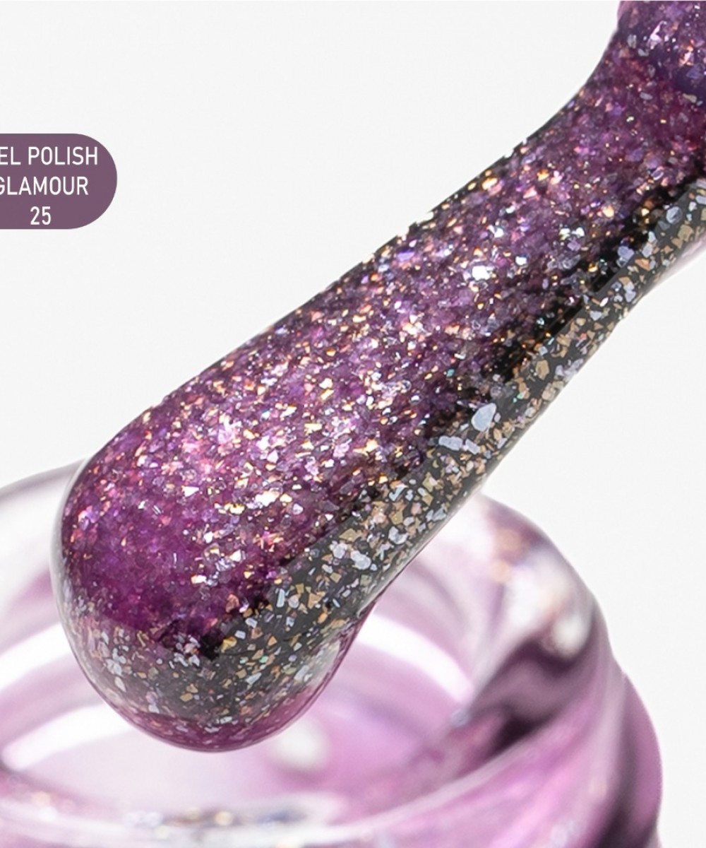 Alezori Ημιμόνιμο Βερνίκι Gel Polish Glamour 25 (№563_Shimer),15ml