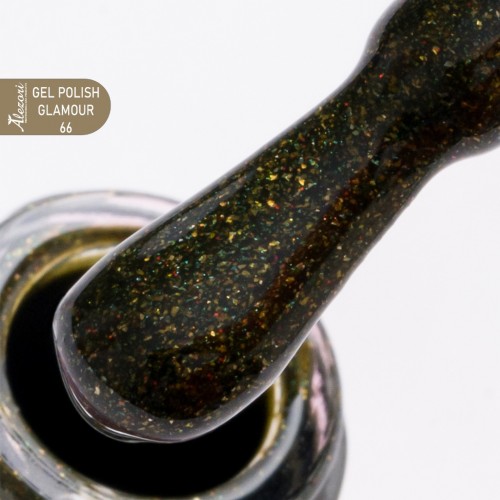 Alezori Ημιμόνιμο Βερνίκι Νυχιών Gel Polish Glamour 66 (№4160_Glitter) ,15ml K