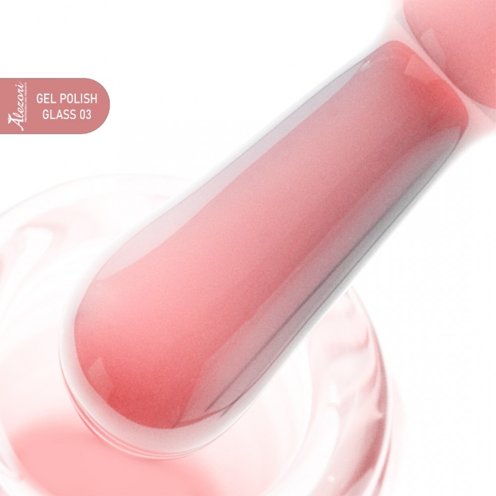 Alezori Ημιμόνιμο Βερνίκι Νυχιών Gel Polish Glass 03 ,15ml