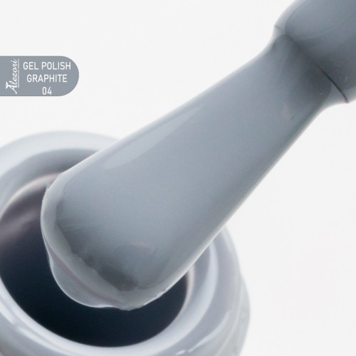 Alezori Ημιμόνιμο Βερνίκι Gel Polish Graphite 04 (№1012) ,15ml