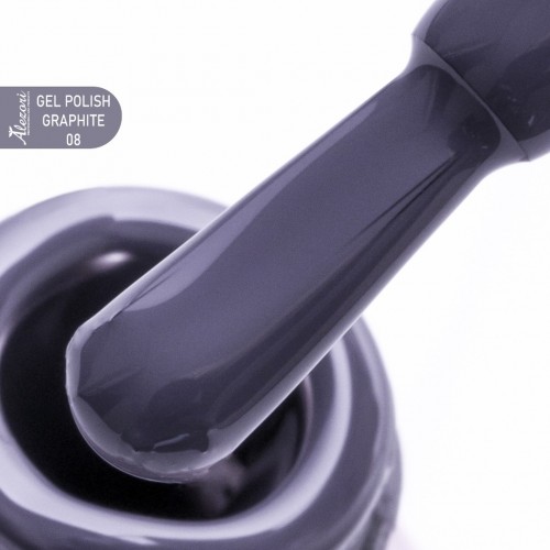 Alezori Ημιμόνιμο Βερνίκι Νυχιών Gel Polish Graphite 08 ,15ml.