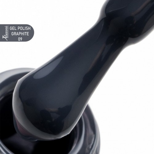 Alezori Ημιμόνιμο Βερνίκι Gel Polish Graphite 09 (№1944) Γκρι Μπλε Ραφ ,15ml