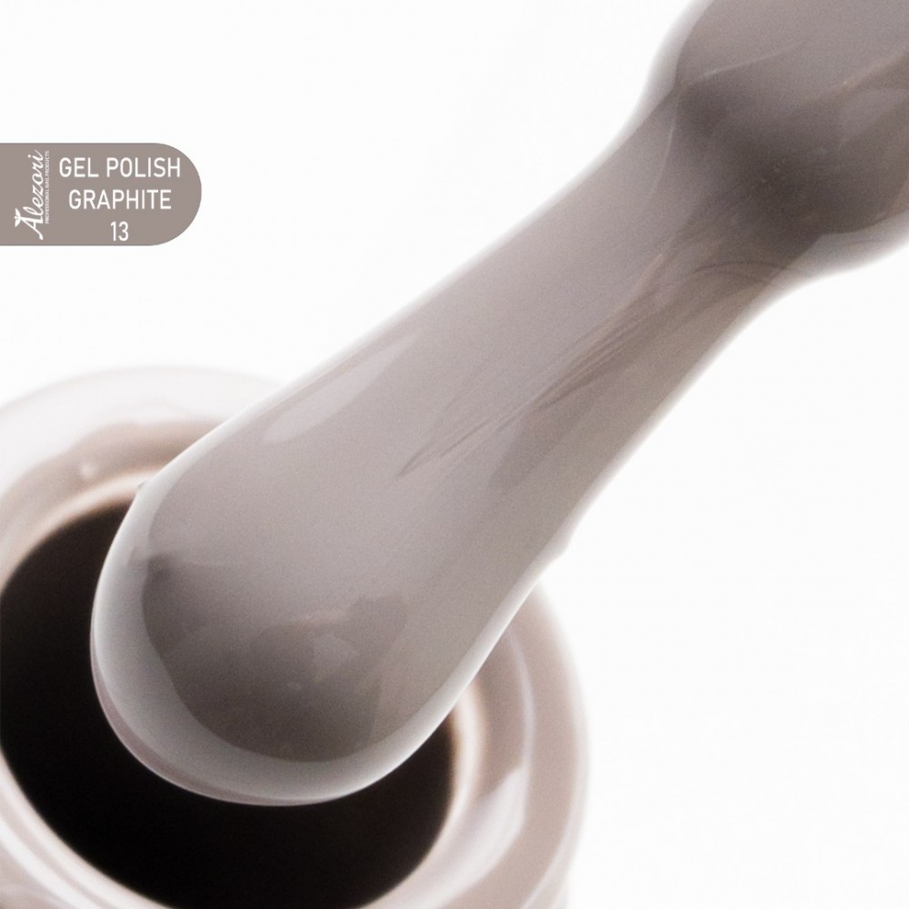 Alezori Ημιμόνιμο Βερνίκι Νυχιών Gel Polish Graphite 13 (№2215),15ml