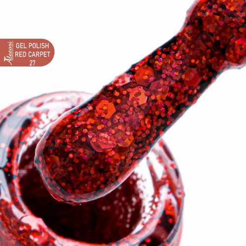 Alezori Ημιμόνιμο Βερνίκι Gel Polish Red Carpet 27 (№603 Glitter Με Παγιέτα) ,15ml