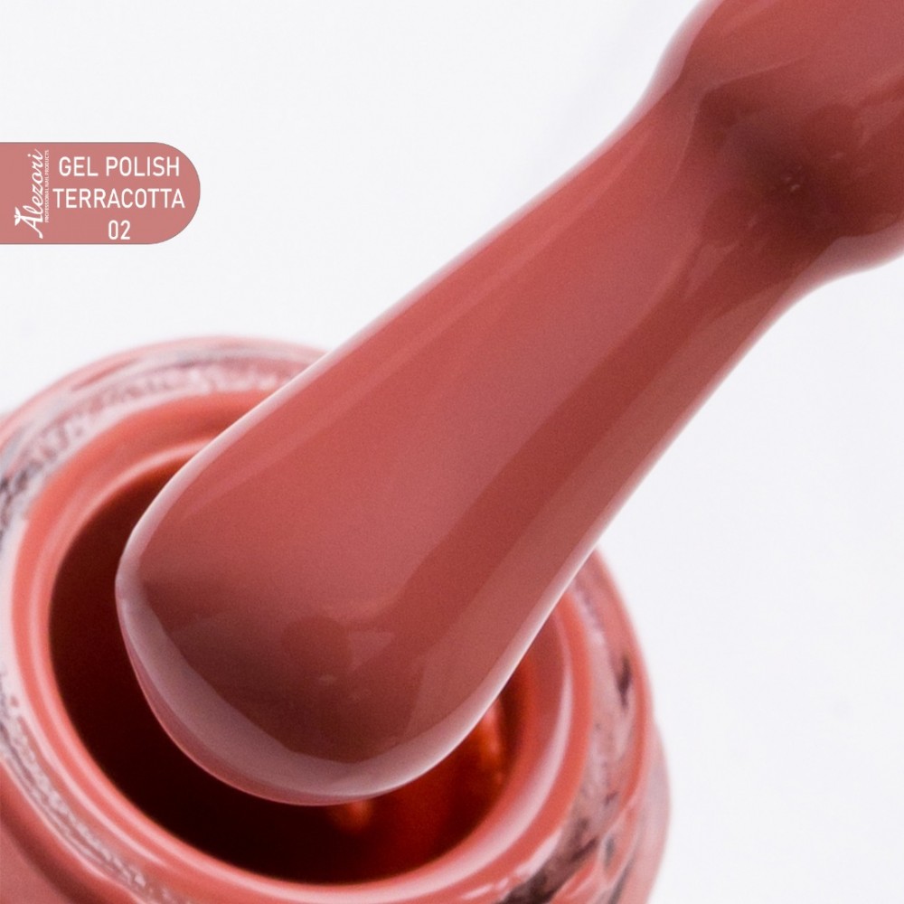 Alezori Ημιμόνιμο Βερνίκι Νυχιών Gel Polish Terracotta 02 (№3326) ,15ml