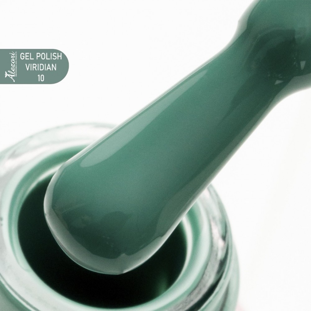 Alezori Ημιμόνιμο Βερνίκι Νυχιών Gel Polish Viridian 10 (№155) 15ml