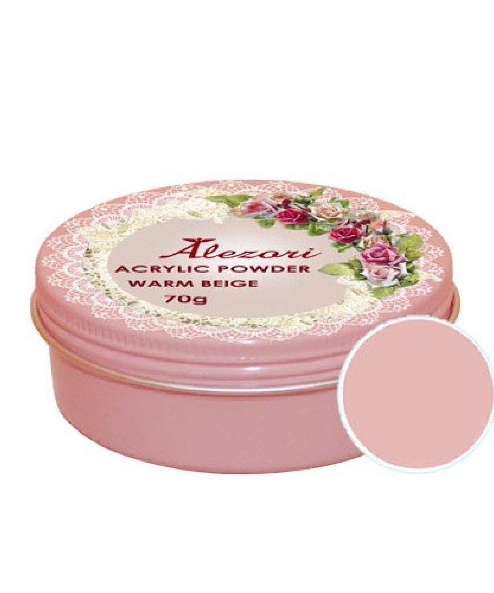 Alezori Ακρυλική Σκόνη Νυχιών Acrylic Powder Warm Beige 70Gr