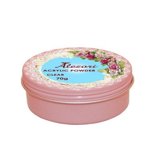 Alezori Ακρυλική Σκόνη Νυχιών Acrylic Powder Clear 70Gr