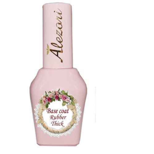 Alezori Ημιμόνιμο Βερνίκι Νυχιών Base Coat Rubber Thick Uv/Led ,15ml