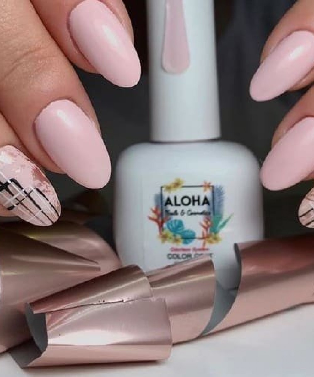 Aloha Ημιμόνιμο Βερνίκι Νυχιών Af009 Fairytale Pink Nude ,15ml