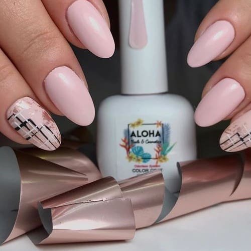 Aloha Ημιμόνιμο Βερνίκι Νυχιών Af009 Fairytale Pink Nude ,15ml