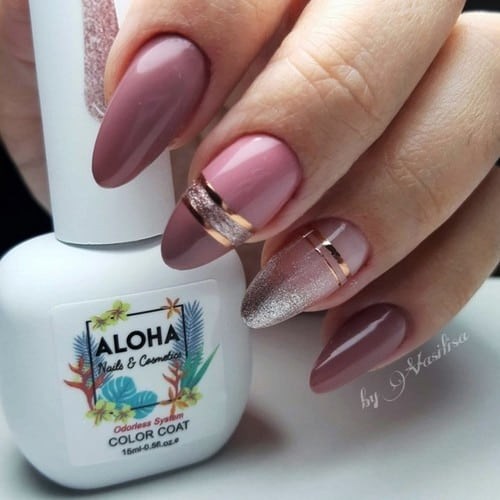 Aloha Ημιμόνιμο Βερνίκι Νυχιών Af025 Dusty Cedar ,15ml