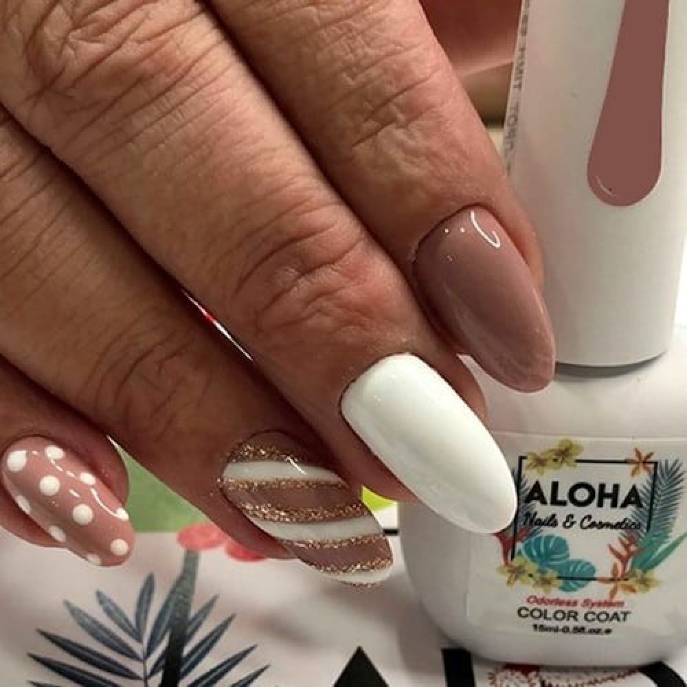 Aloha Ημιμόνιμο Βερνίκι Νυχιών Af095 Butterum ,15ml