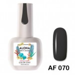 Aloha Ημιμόνιμο Βερνίκι Νυχιών Af070 Blackened Pearl ,15ml