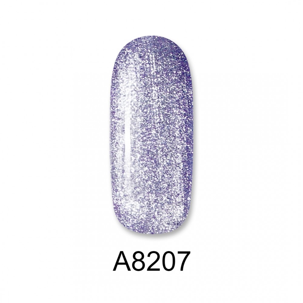 Aloha Ημιμόνιμο Βερνίκι Color Coat A8207 Purple Gray Metallic With Shimmer, 8ml