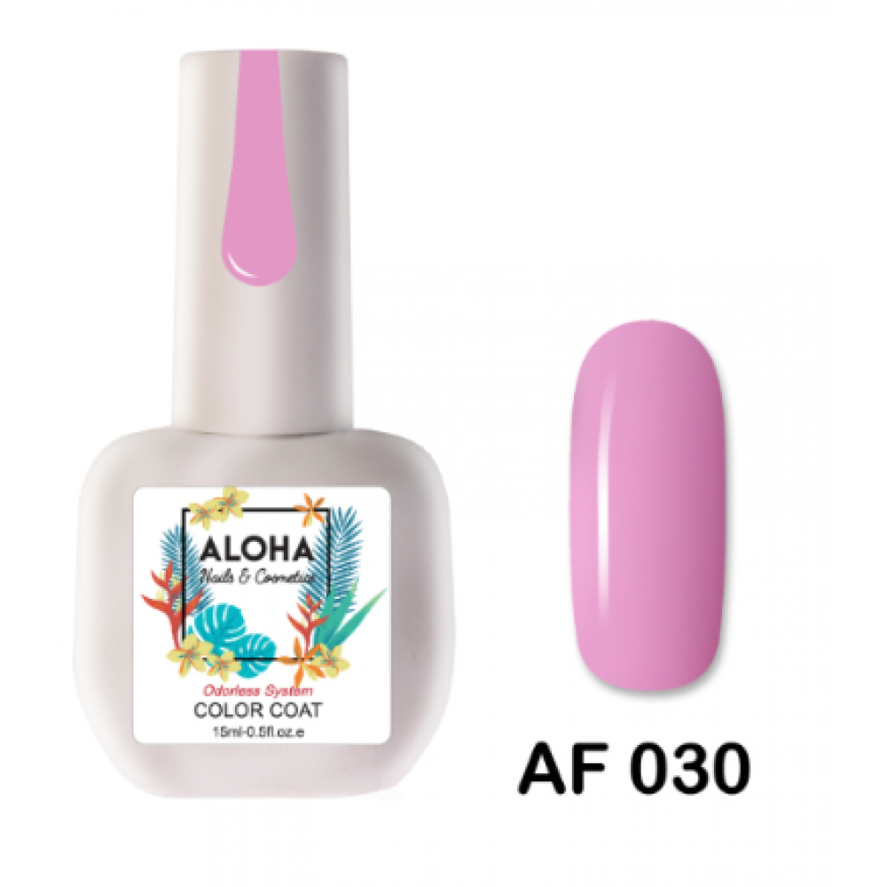 Aloha Ημιμόνιμο Βερνίκι Νυχιών Af030 Ροζ Ορχιδέας ,15ml Aloha Ημιμόνιμο Βερνίκι Νυχιών Af030 Ροζ Ορχιδέας ,15ml