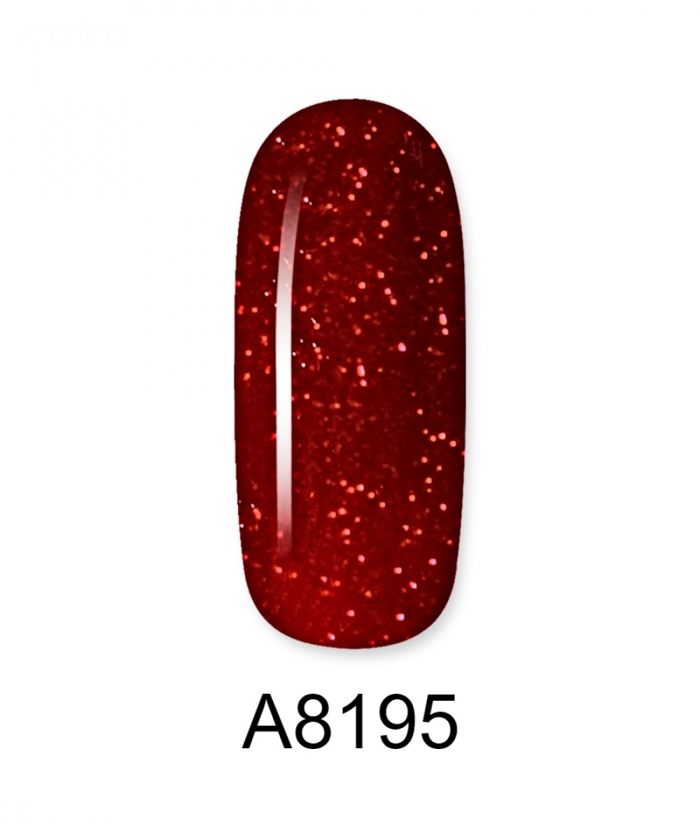 Aloha Ημιμόνιμο Βερνίκι Color Coat A8195 Plum with Bordeaux Shimmer, 8ml