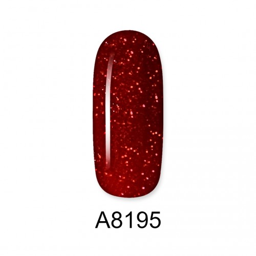 Aloha Ημιμόνιμο Βερνίκι Color Coat A8195 Plum with Bordeaux Shimmer, 8ml