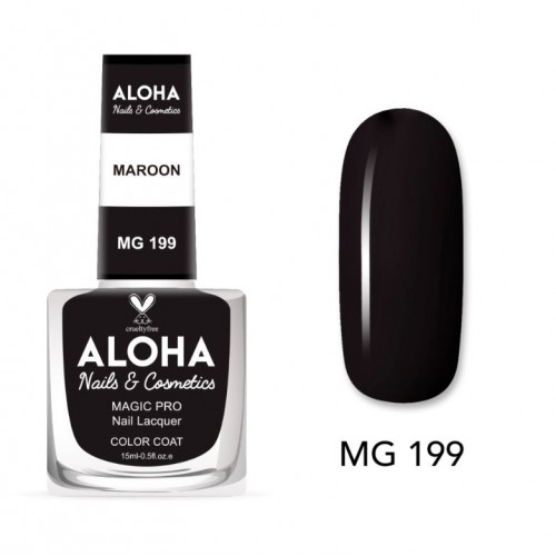 Aloha Βερνίκι Νυχιών 10 ημερών με Gel Effect Χωρίς Λάμπα Magic Pro Nail Lacquer 15ml – MG 199