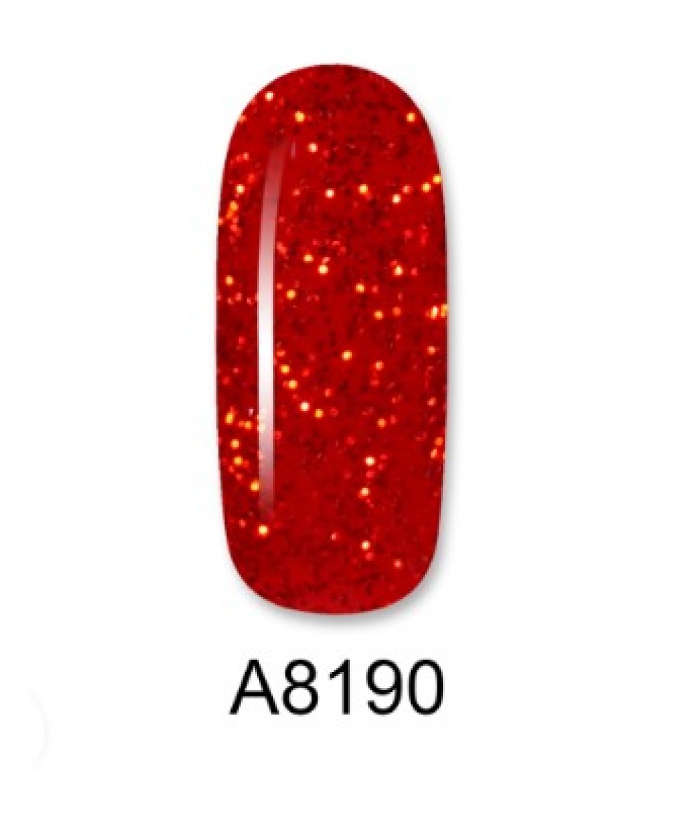 Aloha Ημιμόνιμο Βερνίκι Color Coat A8190 Red Carpet with Red Shimmer 8ml