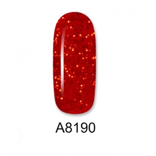 Aloha Ημιμόνιμο Βερνίκι Color Coat A8190 Red Carpet with Red Shimmer 8ml