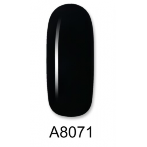 Aloha Ημιμόνιμο Βερνίκι Color Coat A8071 Black ,8ml