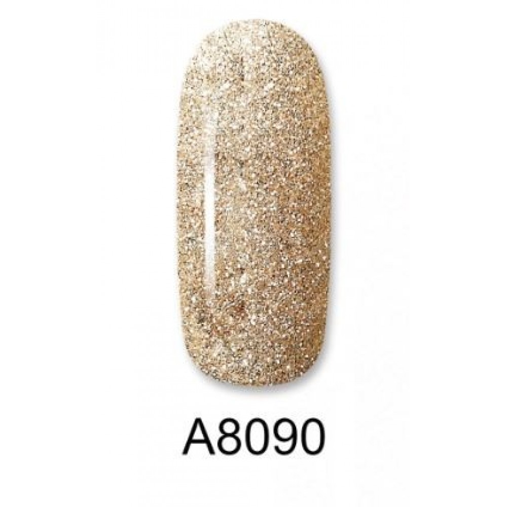 Aloha Ημιμόνιμο Βερνίκι Color Coat A8090 Bronze Glitter ,8ml