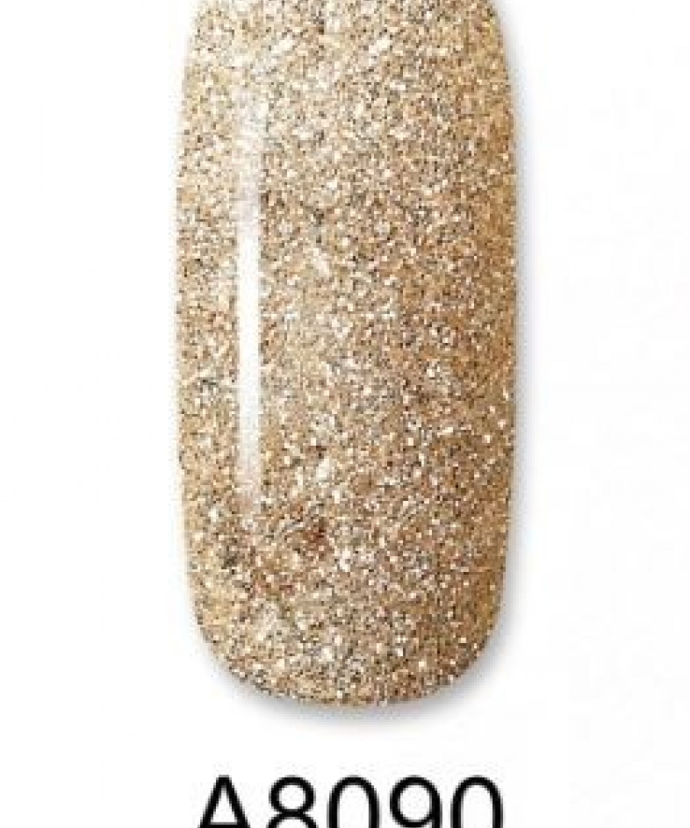 Aloha Ημιμόνιμο Βερνίκι Color Coat A8090 Bronze Glitter ,8ml