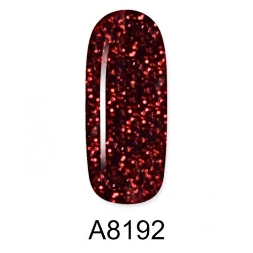 Aloha Ημιμόνιμο Βερνίκι Color Coat A8192 Bordeaux Glitter 8ml