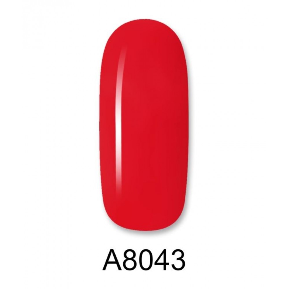 Aloha Ημιμόνιμο Βερνίκι Color Coat A8043 Coral Red, 8ml