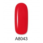 Aloha Ημιμόνιμο Βερνίκι Color Coat A8043 Coral Red, 8ml