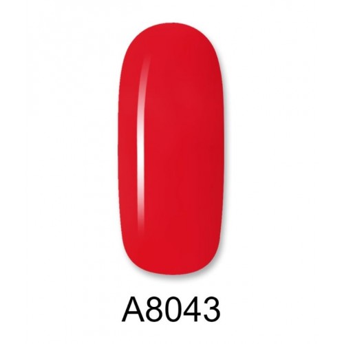 Aloha Ημιμόνιμο Βερνίκι Color Coat A8043 Coral Red, 8ml