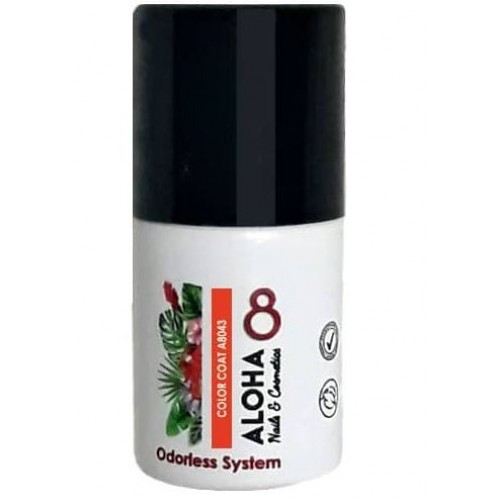 Aloha Ημιμόνιμο Βερνίκι Color Coat A8043 Coral Red, 8ml