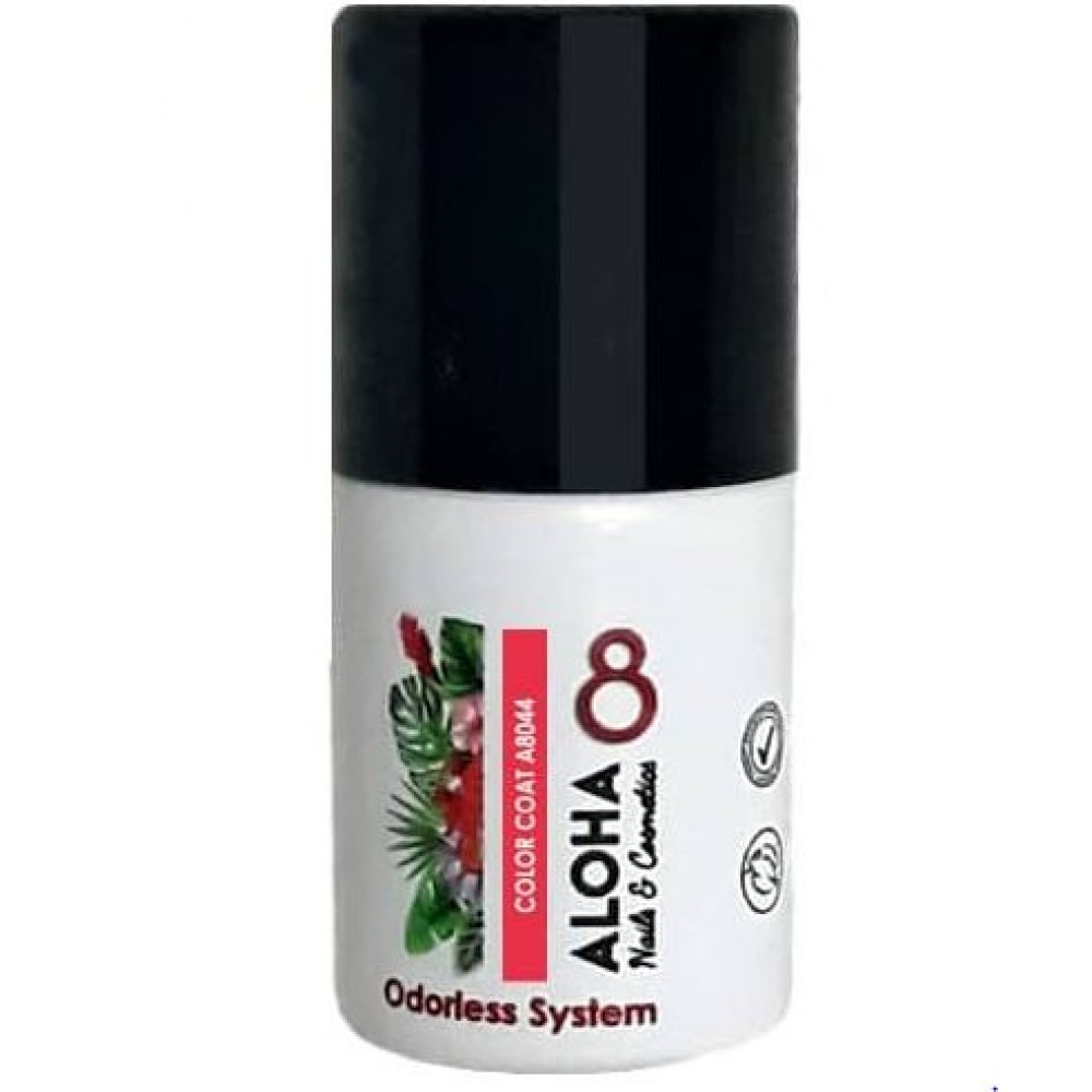 Aloha Ημιμόνιμο Βερνίκι Color Coat A8044 Neon Coral Rose, 8ml