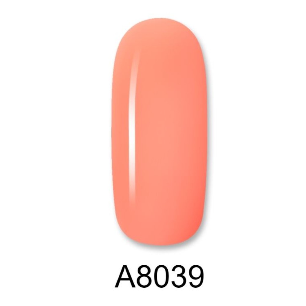Aloha Ημιμόνιμο Βερνίκι Color Coat A8039 Tangerine, 8ml