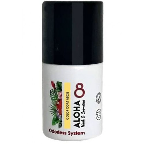 Aloha Ημιμόνιμο Βερνίκι Color Coat A8036 Mustard Yellow, 8ml