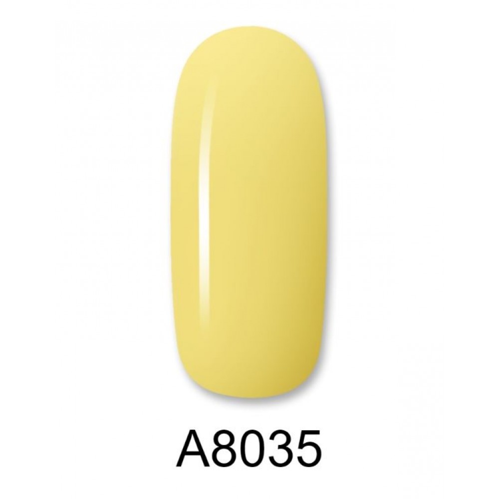 Aloha Ημιμόνιμο Βερνίκι Color Coat A8035 Intense Yellow, 8ml