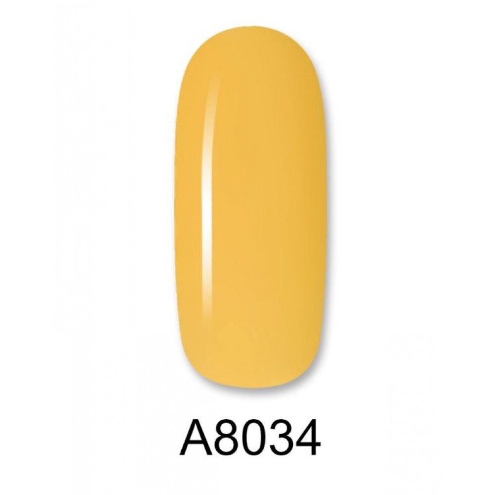 Aloha Ημιμόνιμο Βερνίκι Color Coat A8034 Yellow, 8ml