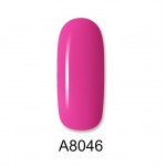 Aloha Ημιμόνιμο Βερνίκι Color Coat A8046 Fuchsia Red , 8ml