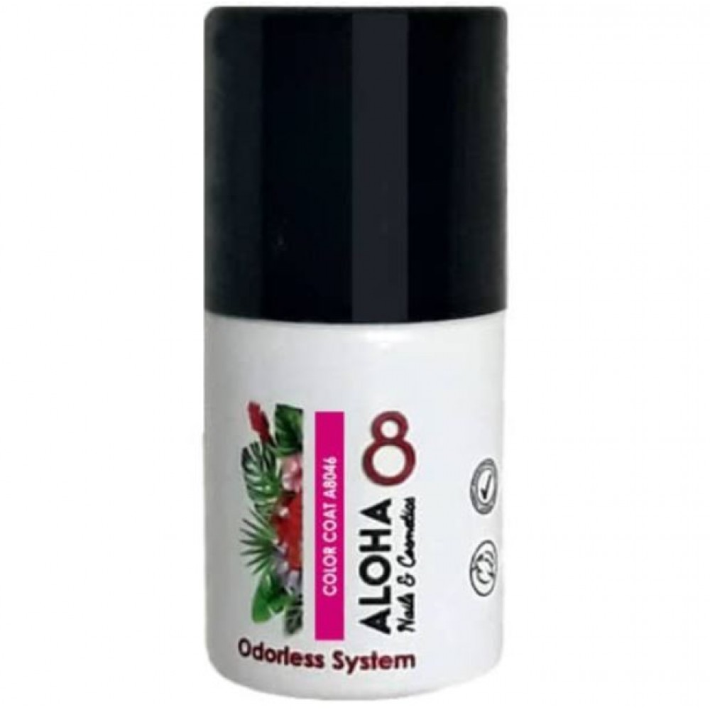 Aloha Ημιμόνιμο Βερνίκι Color Coat A8046 Fuchsia Red , 8ml