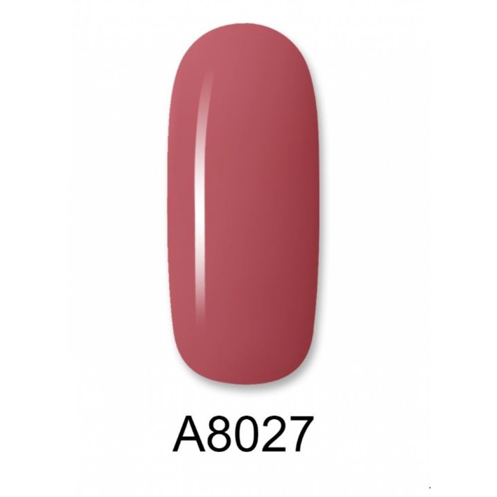 Aloha Ημιμόνιμο Βερνίκι Color Coat A8027 Rose Brown, 8ml