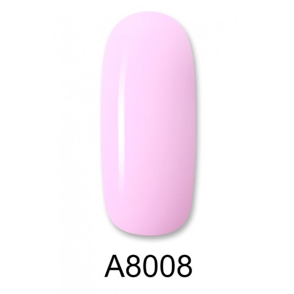 Aloha Ημιμόνιμο Βερνίκι Color Coat A8008 Soft Candy Pink, 8ml