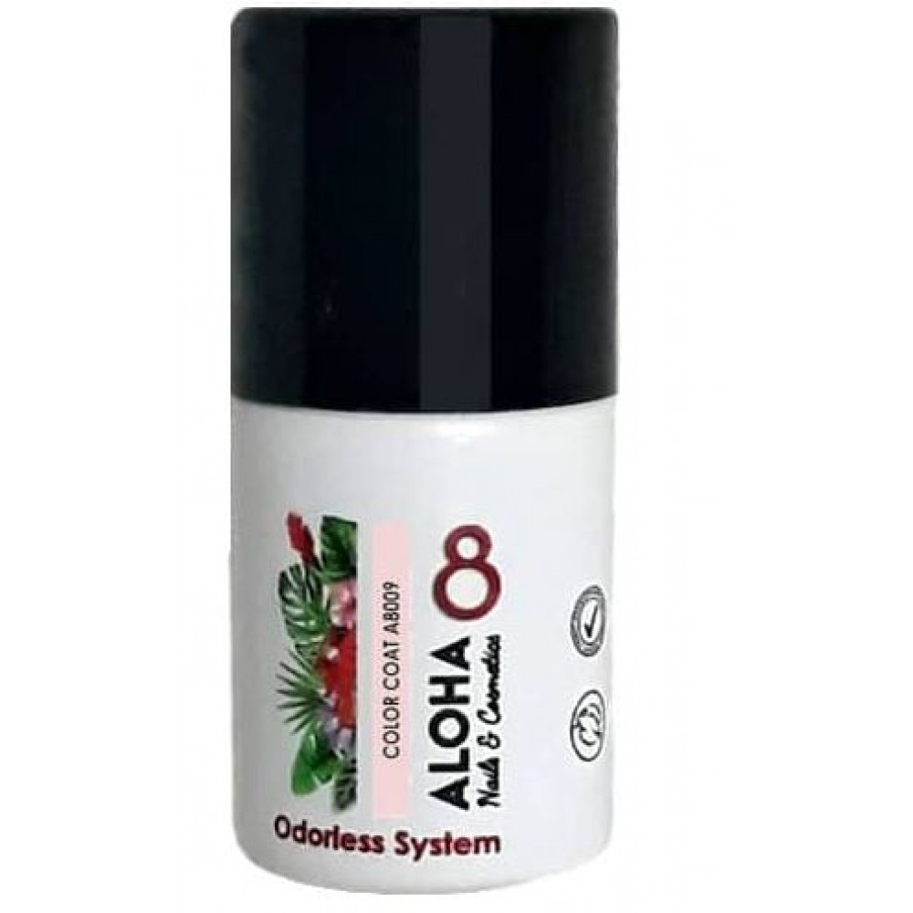 Aloha Ημιμόνιμο Βερνίκι Color Coat A8009 Natural Pink-Beige, 8ml