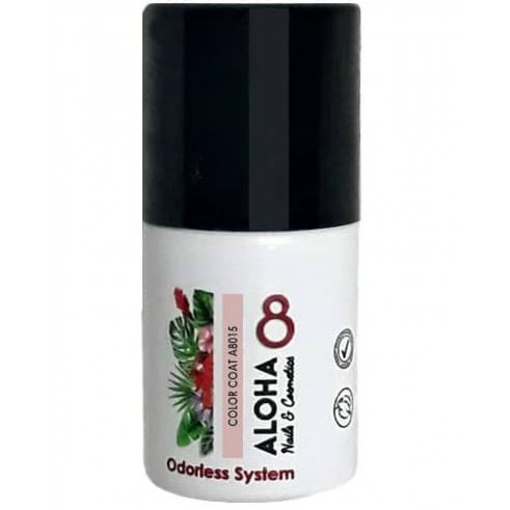 Aloha Ημιμόνιμο Βερνίκι Color Coat A8015 Nude With Shimmer, 8ml