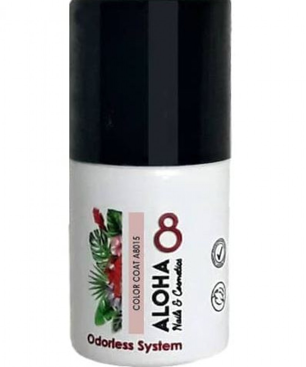 Aloha Ημιμόνιμο Βερνίκι Color Coat A8015 Nude With Shimmer, 8ml