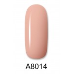 Aloha Ημιμόνιμο Βερνίκι Color Coat A8014 Peachy Beige, 8ml
