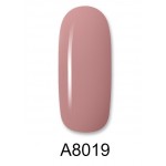 Aloha Ημιμόνιμο Βερνίκι Color Coat A8019 Rosy Nude, 8ml