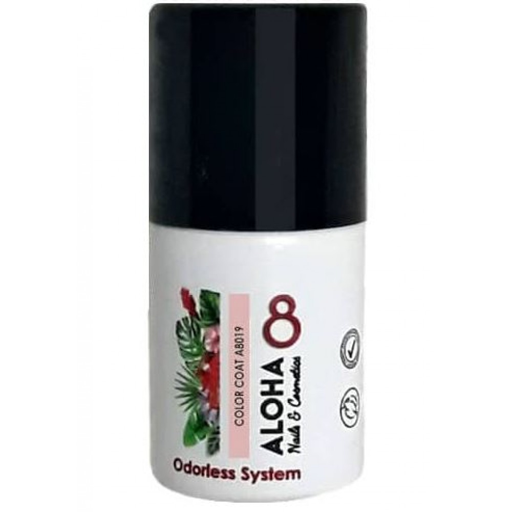 Aloha Ημιμόνιμο Βερνίκι Color Coat A8019 Rosy Nude, 8ml