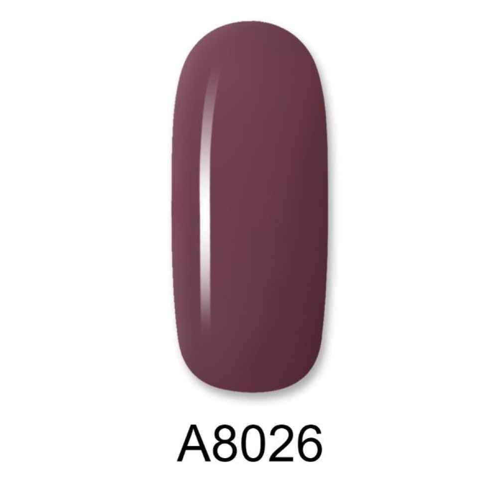Aloha Ημιμόνιμο Βερνίκι Color Coat A8026 Eggplant Brown, 8ml